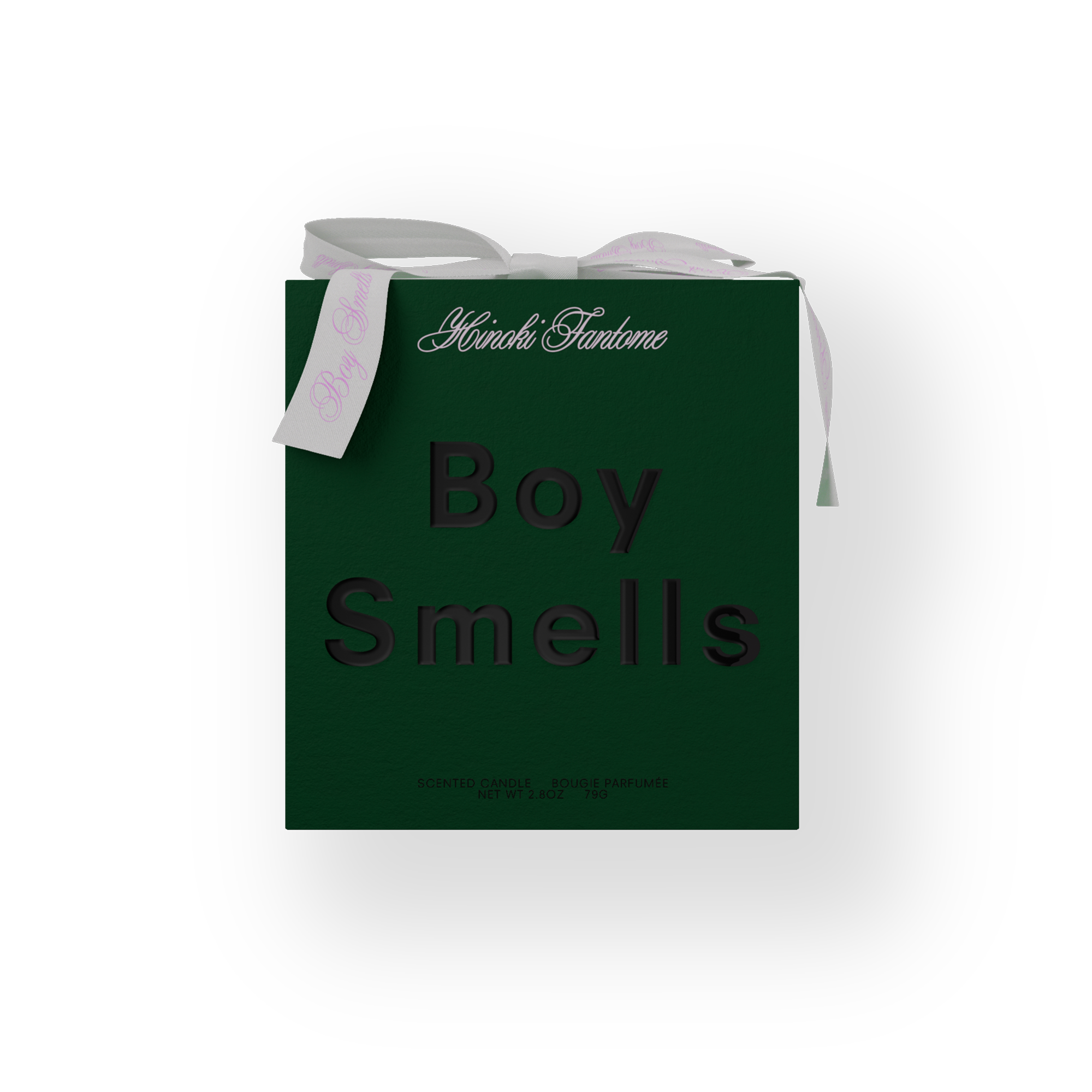 Boy Smells Festive Checker Hinoki Fantôme Candle - Thumbnail 4
