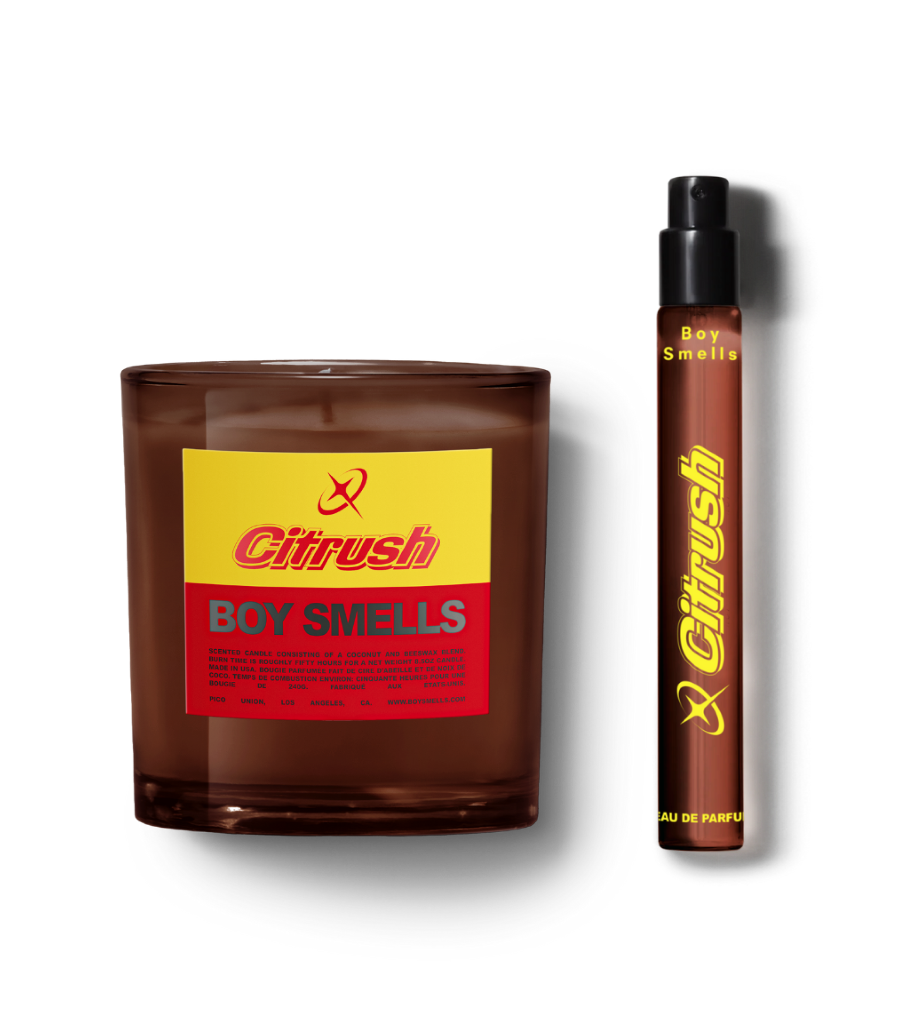 Citrush Bundle 10ml Perfume + Coconut & Beeswax Scented Candle Boy