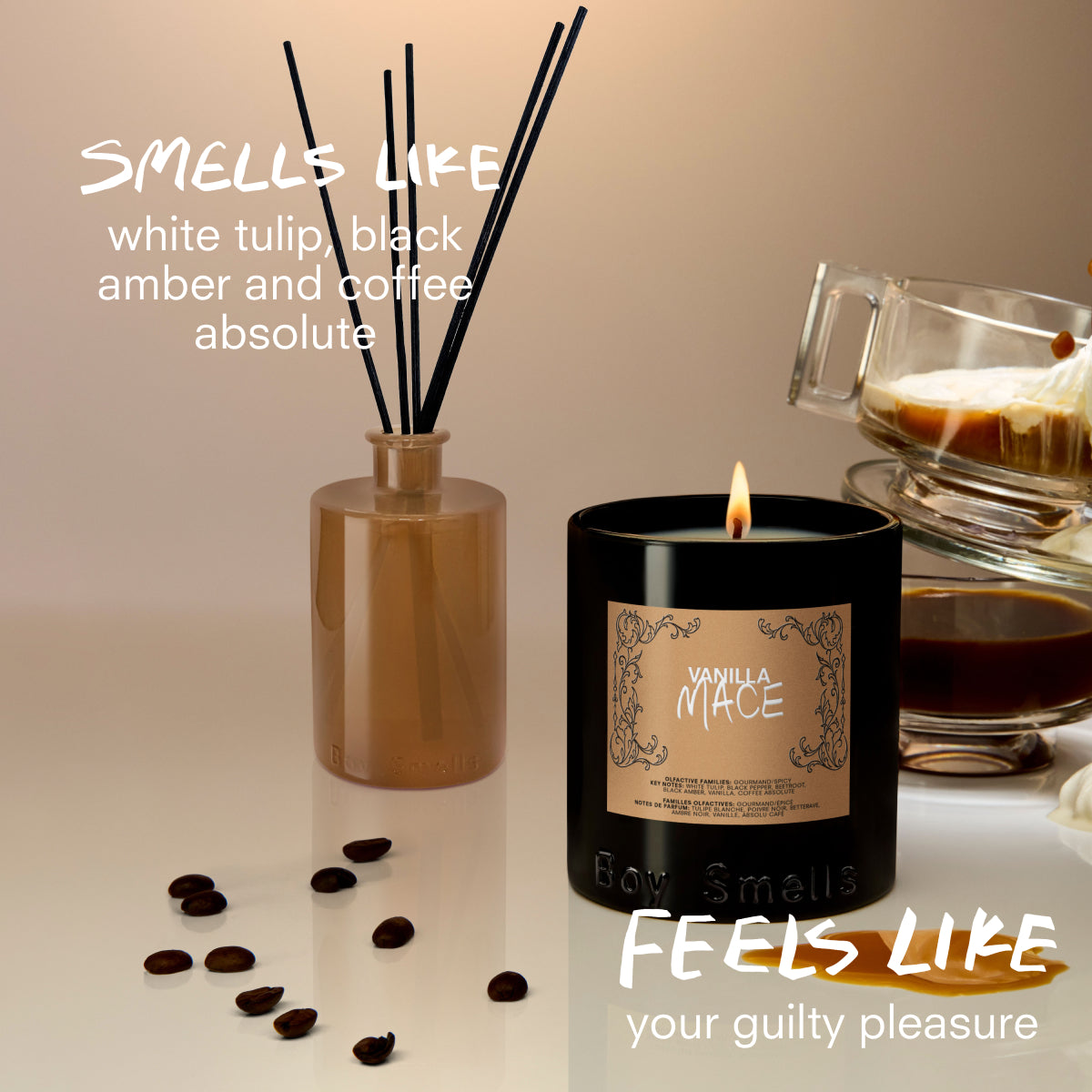 VANILLA MACE REED DIFFUSER