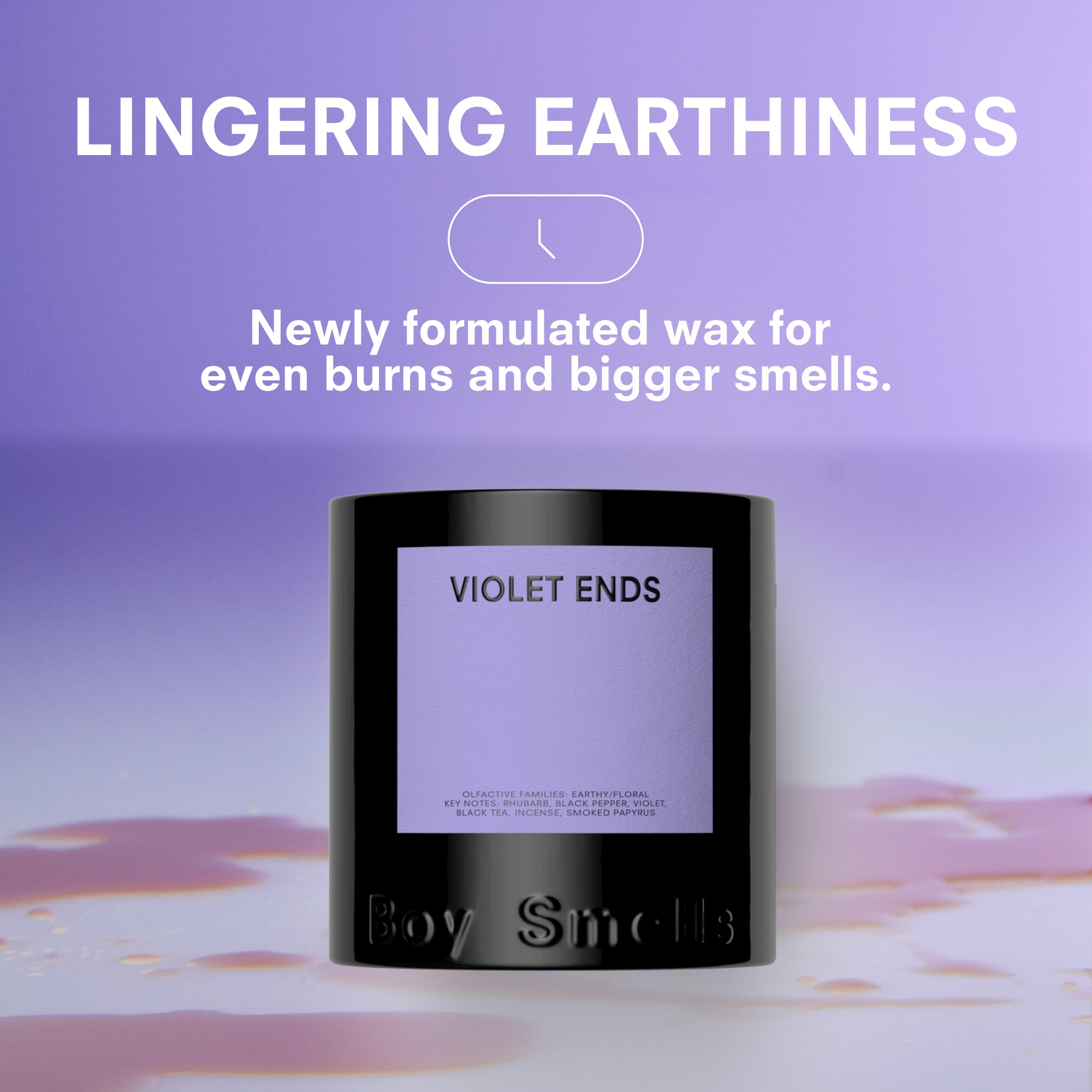 Boy Smells Violet Ends Candle - Thumbnail 5