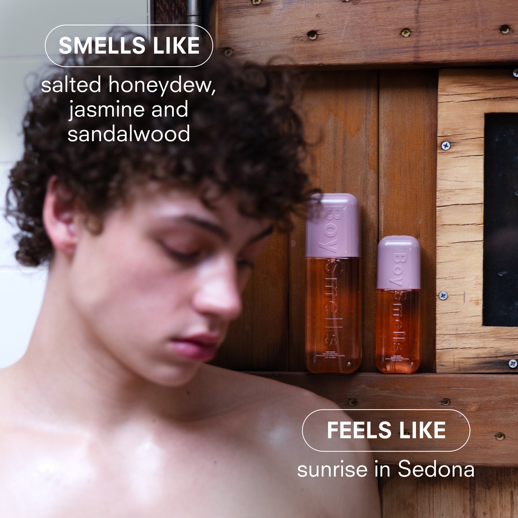 Soft Wood: Scented Hair + Body Travel Mist | Boy Smells