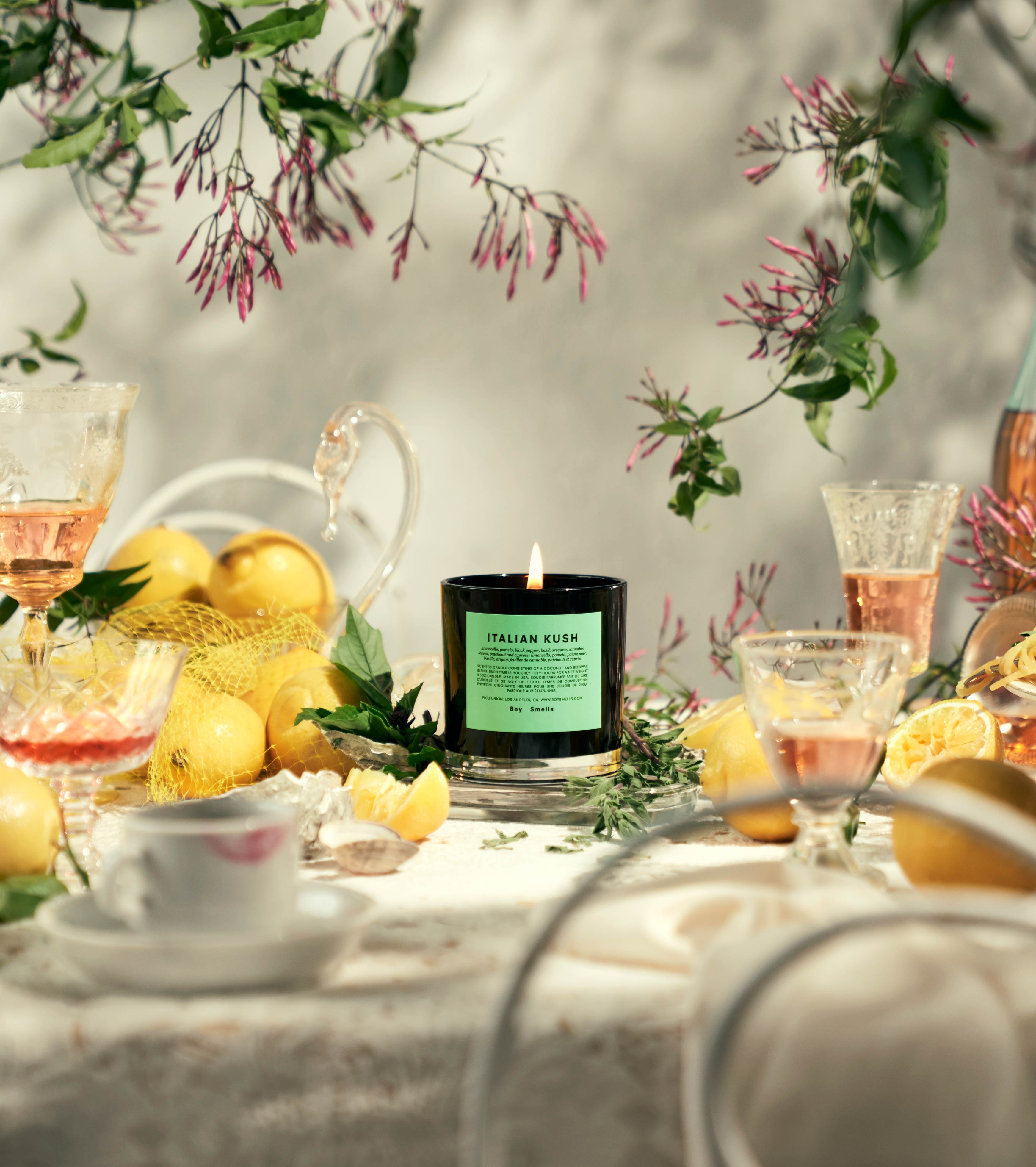 Italian Kush Coconut & Beeswax Scented Candles Boy Smells