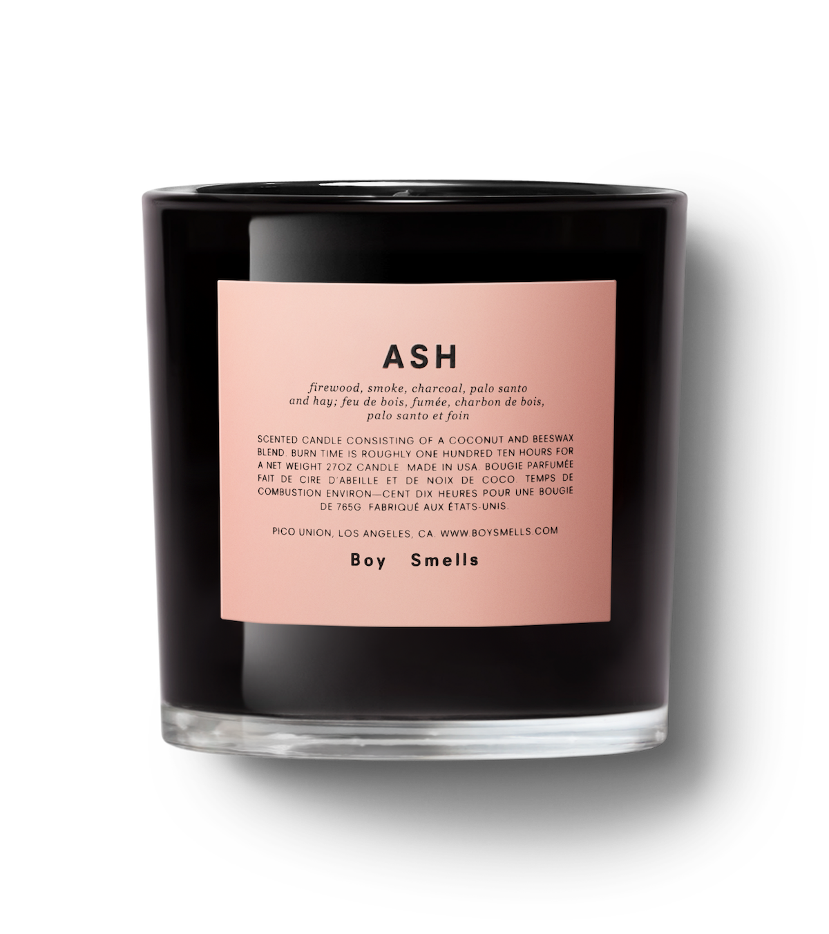 Ash Magnum Large Scented Candles | Boy Smells