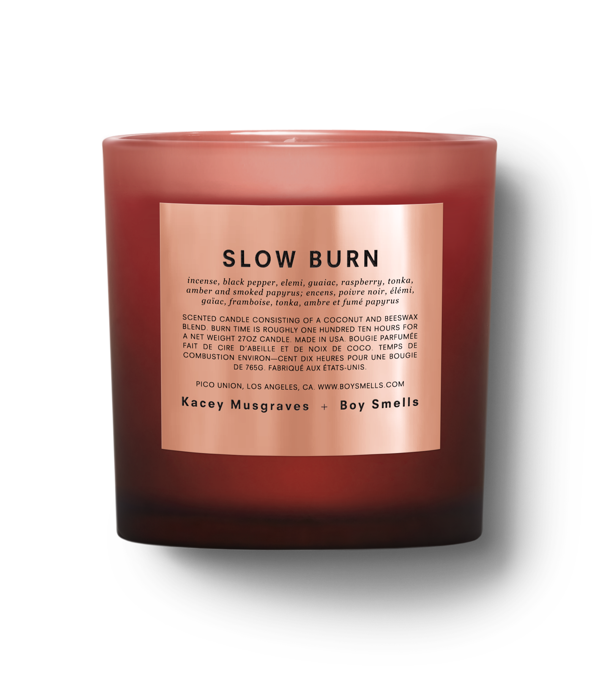 Slow Burn Magnum Scented Candle of Kacey Musgraves | Boy Smells