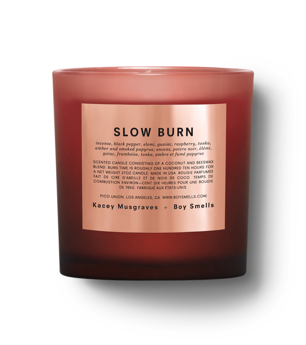 Slow Burn Magnum Scented Candle of Kacey Musgraves | Boy Smells