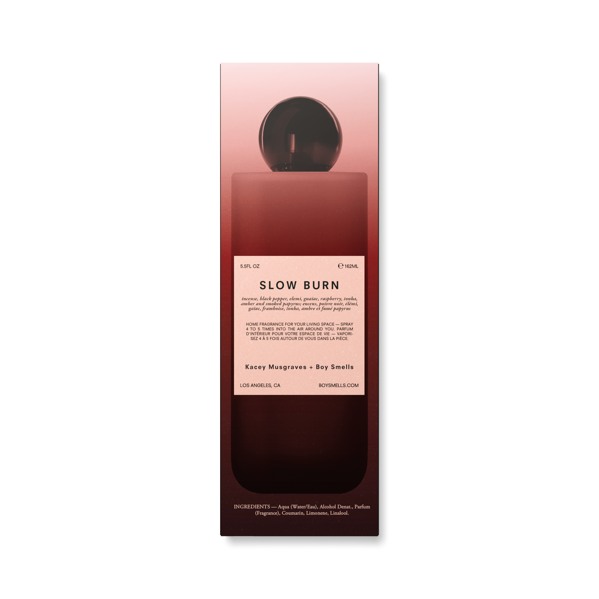 Slow Burn Scented Room Spray of Kacey Musgraves Boy Smells